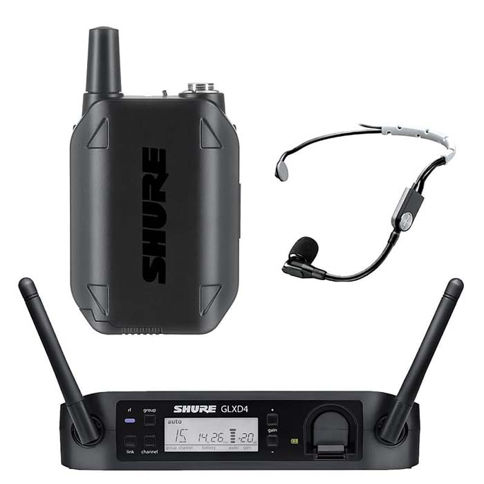 MIC INALÁMBRICO DIGITAL SHURE GLXD14/SM35-Z2 | Música, Audio