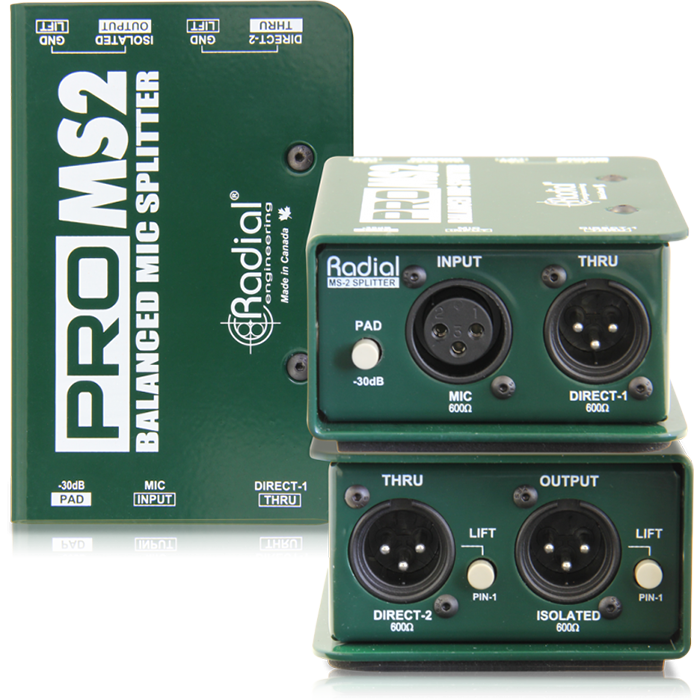RADIAL ( ラジアル )/ProMS2 スプリッター Amazon | Radial ラジアル マイク・スプリッター Pro MS2 【国内正規