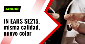 IN EARS SE215, misma calidad , nuevo color 