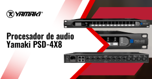 Procesador de audio Yamaki PSD-4X8 