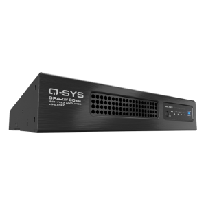 AMPLIFICADOR ADMINISTRABLE Q-SYS 4 CH SPA-QF60X4-NA