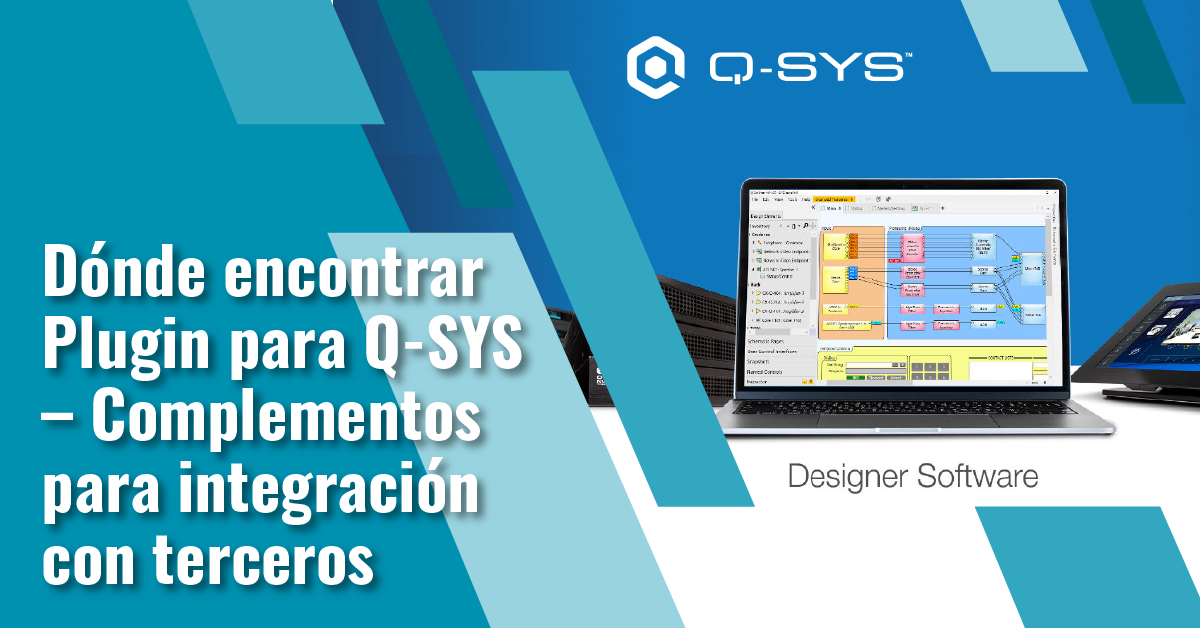 Dónde encontrar Plugin para Q-SYS – Complementos para integración con terceros