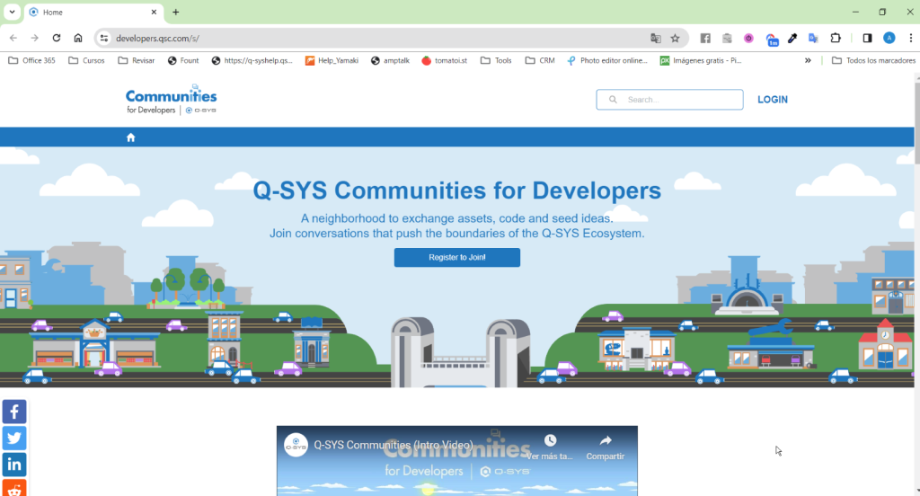 Q-SYS Communities for Developers